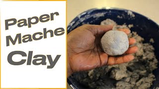 Paper Mache Clay Recipe [upl. by Ahsirat]