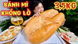 Hoàng Tốc Độ Thử Thách Ăn Ổ Bánh Mì Khổng Lồ 35Kg Sẽ Như Thế Nào [upl. by Behm603]