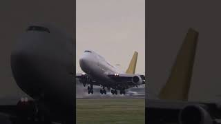 Kalitta air Boeing 747 take off from Amsterdam [upl. by Lemmy]