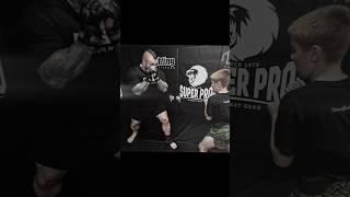 Kid vs World’s strongest man☠️ gymedit gym eddiehall [upl. by Isbel]