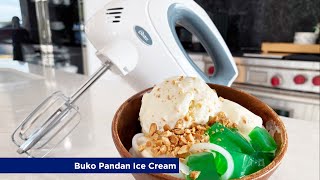 Oster Easy Homecooking  Buko Pandan Ice Cream [upl. by Eldrid]