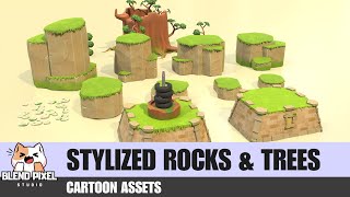 Stylized Rocks And Trees [upl. by Thomasina170]