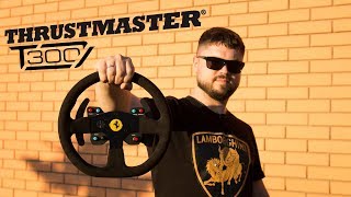 Лучший народный руль Обзор Thrustmaster T300 Ferrari Integral Racing Wheel Alcantara Edition [upl. by Hassett428]