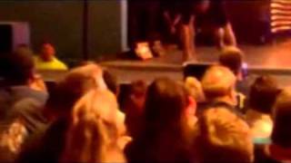 Scott Weiland falls off stage FAIL blooper puppies Stone Temple Pilots houston [upl. by Aikrehs844]