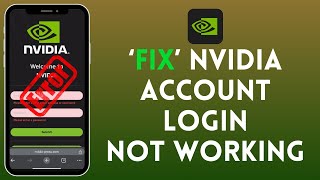 How to Fix Nvidia Account Login Not Working 2024 [upl. by Oetomit]