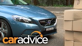 Volvo V40 Safety Technology [upl. by Airdnassac]