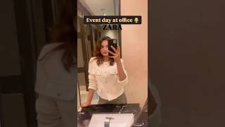 Office Event 🤩  GRWM  ZARA Blazer  zara corporatelife minivlog youtubeshorts shorts grwm [upl. by Brenk]