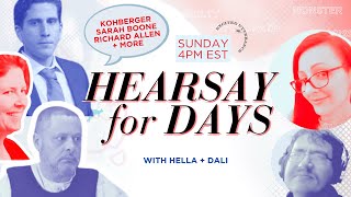 Hearsay for Days LIVE  RichardAllen ⛓️  BryanKohberger 🧑‍🎓  SarahBoone 🧳  more Sun 4pm ET [upl. by Zaraf]