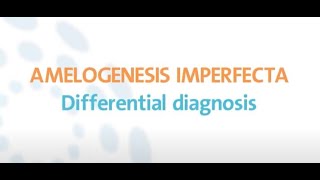 Amelogenesis imperfecta Differential diagnosis [upl. by Rekcut]