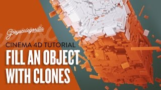 Fill An Object With Dynamic Clones in Cinema 4D [upl. by Leoj]