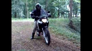 DERBI terra adventure 125 offroad 70degree [upl. by Oknuj197]