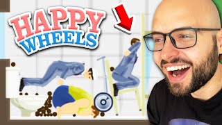 DE ASTA Happy Wheels este CEL MAI TARE JOC CE FACEA LA BAIE [upl. by Sanburn]