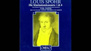 Louis Spohr  Clarinet Concerto No4 Karl Leister [upl. by Asihtal]