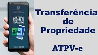 Transferência de Propriedade  ATPVe  DetranRJ [upl. by Hankins]