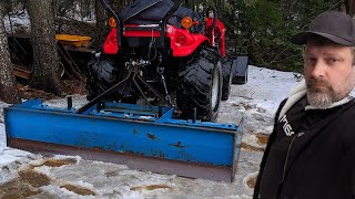 🚜 Driveway Transformed TYM Tractor Box Blade Resurfacing [upl. by Kiele]