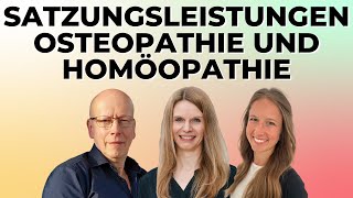 quotSatzungsleistung Osteopathie und Homöopathiequot News im Januar 2024 [upl. by Jami]