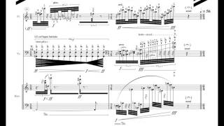 René Wohlhauser  Quantenströmung version for flute cello and piano with score [upl. by Lorain]