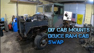 MAKING BODY MOUNTS FOR THE DEUCE AND A HALF TO 3RD GEN RAM BODY SWAP [upl. by Feola868]