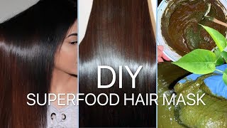 DIY HOMEMADE HAIR MASK FOR SHINY STRONG AND THICK HAIR GROWTH [upl. by Nilesoj]