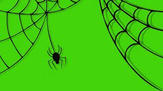 🕷 Glitch Spider Halloween Green Screen Effects 4K🕷 [upl. by Wun]