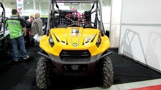 2013 Kawasaki Teryx 750 Sport  Side by Side ATV  2012 Salon National du Quad  Laval Quebec [upl. by Eldrida]