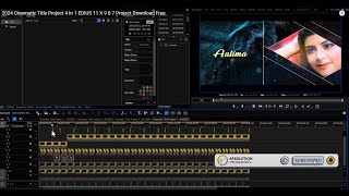 EDIUS 11 Cinematic Title Project Collection Download Free  4 In 1 Title Project  With Full Data [upl. by Llenroc350]