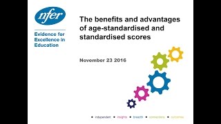 The benefits and advantages of standardised and agestandardised scores [upl. by Aitercul]