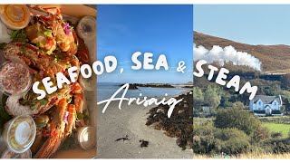 Arisaig Seafood Sea and Steam Scotland in the sun [upl. by Abrahan]