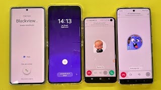 Incoming Call  Alarm Clock Samsung Z flip5 vs Realmi vs BlackView vs Galaxy S10E TeleGuard [upl. by Schug]