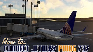 HOW TO Connect Jetway amp Get Rid of Stairs PMDG 737 [upl. by Ydnar992]