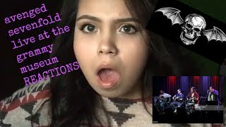 AVENGED SEVENFOLD LIVE AT THE GRAMMY MUSEUM REACTIONS [upl. by Rozamond324]