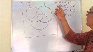 Diagramas de Venn Sombreado de Regiones Parte1 [upl. by Oynotna]