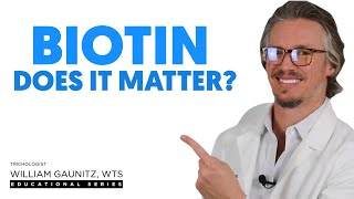 Question and Answer Biotin for hair loss Does it matter [upl. by Enorej]