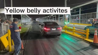 Yellow Belly Drag racing M340i Owner lets me race his car [upl. by Anahc]