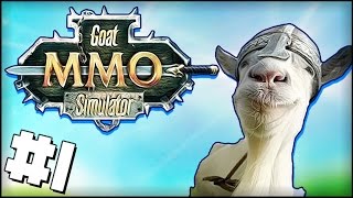 O MELHOR MMO DO MUNDO  Goat MMO Simulator 1 [upl. by Aitnas]