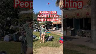 Paraglider Almost Hits People at Oludeniz  Türkiye [upl. by Eusebio]