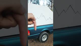 DIY Foamie Truck Camper How to foamie truckcamping customcamper shorts [upl. by Eversole]