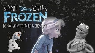 Kermit The Frog Sings quotDo You Want To Build A Snowmanquot from Disneys Frozen Cover [upl. by Aikemet103]