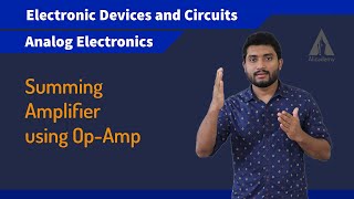 Summing Amplifier  Adder  Analog Electronics  KTU  Malayalam [upl. by Niwrek]