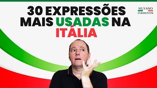 30 expressões curtas de alto uso no diaadia  Aula de Italiano [upl. by Tressia622]