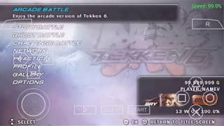 How to activate cheats in Tekken 6😤😤😤 [upl. by Eidnam]