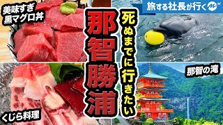 和歌山・那智勝浦1泊2日温泉旅行。5時間かけたがすべてが最高にヤバかった【那智の滝・生マグロ・ホテル浦島・グルメ・観光】 [upl. by Adyela28]