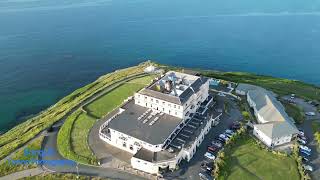 Atlantic Hotel Newquay Drone View [upl. by Nissa850]