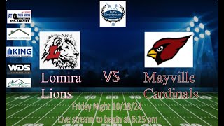 Lomira at Mayville Football 101824 [upl. by Adnolahs578]