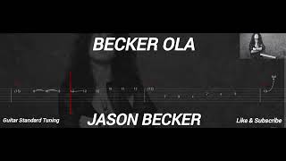 JASON BECKER  BECKER OLA  TAB GUITAR [upl. by Koblas]