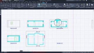 AutoCAD 2D L5 Ü32 Layouten  Ansichtsfenster positionieren u aneinander ausrichten [upl. by Yolande]