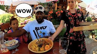 JUICY Polish Mountain Pork Knee amp Cabbage  Stara Karczma [upl. by Inaboy308]