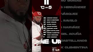 Lineup Vs Caribes [upl. by Barra743]