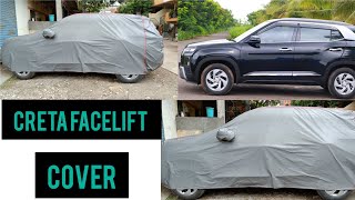 creta facelift car cover range best quality car cover best car cover for creta cretafacelift [upl. by Etac]