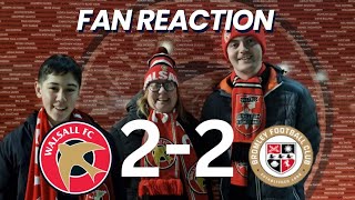 Fan Reaction after Walsall 22 Bromley [upl. by Entsirhc495]